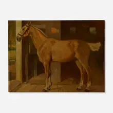 Edward Penfield, Palomino, oil on canvas
