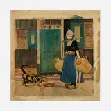 Edward Penfield, Dutch Woman and Cat