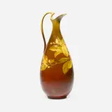 Standard Glaze ewer with flowering branches by Matthew Daly for Rookwood Pottery, sold Jun 2025