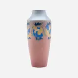 Vellum vase with floral sprays by Arthur Conant for Rookwood Pottery, 1916, glazed earthenware, sold Jun 2025