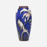 Decorated Porcelain vase with birds and magnolia by Jens Jensen for Rookwood Pottery, sold Jun 2025