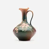 Dull Finish ewer with apple blossoms by Grace Young for Rookwood Pottery, sold Jun 2025