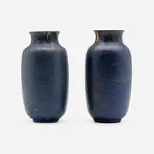 Vases, set of two by Grueby Faience Company, sculpture, sold Jun 2025