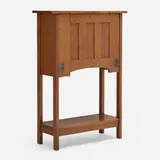 Gustav Stickley, Ladies' desk, model 724, c. 1904, oak, iron