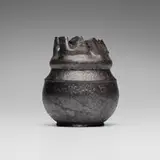 George E. Ohr, Vase, 1897-1910, glazed earthenware