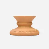 George E. Ohr, Half vase, 1898-1910, bisque earthenware