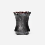 George E. Ohr, Vase, 1897-1900, glazed earthenware