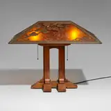 Limbert, Rare table lamp, model 7