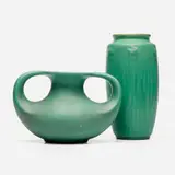 Teco Pottery, Vases, set of two