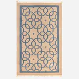 Gustav Stickley, Honeycomb pattern drugget rug, c. 1910, hand-woven wool