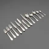 Georg Jensen, Continental (Antik) flatware service, model 4