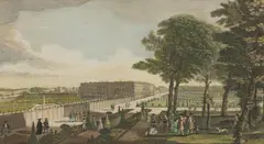 Jacques Rigaud, Untitled, 1712-1760) Bombay on the Malabar Coast hand-coloured engraving