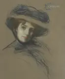 Albert de Belleroche, Untitled, pastel 24 x 19cm