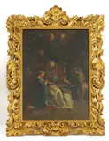 Jean Jouvenet, Untitled, in an Italian carved giltwood frame The original painting is in the Uffizi.