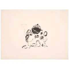 Philip Guston, Untitled, 1966, Lithograph on Arches paper