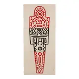 Keith Haring, Totem (Littmann pp.158-159), 1989, Woodcut in colors on three sheets of Japan paper
