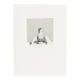 David Hockney, Catherina Dorothea Viehmann, from Illustrations for Six Fairy Tales from the Brothers Grimm (MCAT 67), 1969, Etching with aquatint on Hodgkinson DH/PP handmade paper