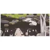 Alex Katz, Black Brook (Cantz 253), 1992, Aquatint in colors on wove paper