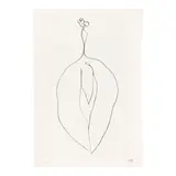 Ellsworth Kelly, Seaweed (Algue), from Suite of Plant Lithographs (Axsom 53), 1965-66, Lithograph on Rives BFK paper