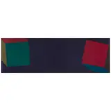 Sol LeWitt, Two Cubes with Colors Superimposed (Blue) (Krakow 1988.03), 1988, Screenprint in colors on wove paper
