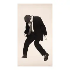 Robert Longo, James, from Men in the Cities, 1999, Lithograph on wove paper