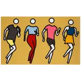 Julian Opie, Dance 3, from Dance Synced, 2024, Screenprint in colors on Archival Museum Board