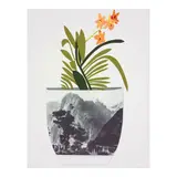 Jonas Wood, Untitled (Gagosian pp.52-53), 2014, Lithograph and screenprint in colors on wove paper