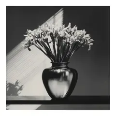 Robert Mapplethorpe, Irises, 1986, Gelatin silver print; signed