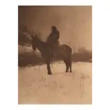 Edward S. Curtis, The Scout in Winter - Apsaroke (from Portfolio IV of 'The North American Indian'), 1908, Large-format photogravure