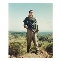 Rineke Dijkstra, Amit, Golani Brigade, Elyakim, Israel, May 26, 1999, 1999, Chromogenic print; framed, a Galerie Max Hetzler label