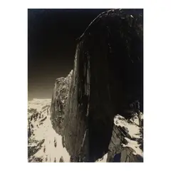 Monolith - The Face of Half Dome (Parmelian Print) by Ansel Adams, 1927, Gelatin silver print; signed 'A E Adams' in pencil and with letterpress title in the margin, sold Apr 2026