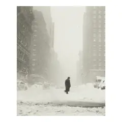Ted Croner, Little Man in Snow, 1947-48, Gelatin silver print