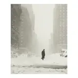 Ted Croner, Little Man in Snow, 1947-48, Gelatin silver print