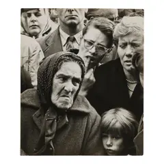 Don McCullin, 'Chapel Street Market' (Islington, London), 1957-59, Gelatin silver print; signed