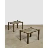 Rare Pair of 'Tao' End Tables by Philip and Kelvin Laverne, sold Mar 2026