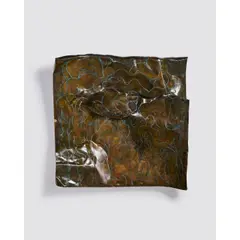 Philip and Kelvin Laverne, Unique 'Female Nudes' Faceted Wall Sculpture, patinated and engraved bronze and pewter with hand painted enamels, engraved facsimile signature 'Philip Kelvin Laverne'
