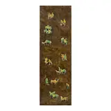 Custom Order Large 'Horses and Peasants' Panel by Philip and Kelvin Laverne, patinated and engraved bronze and pewter, hand-applied enamel cloisonne, engraved facsimile signature 'Philip KElvin LAV, sold Mar 2026