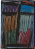 Meditation by Alexej von Jawlensky, 1936, Öl auf leinenstrukturiertem Papier, auf Karton aufgezogen, sold Dec 2021