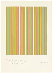 Study for 'Midi' by Bridget Riley, 1983, Gouache auf Papier, sold Jun 2018