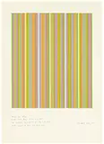 Bridget Riley, Study for 'Midi', 1983, Gouache auf Papier