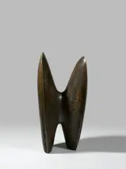 Karl Hartung, Doppelform, Um 1949, Bronze mit goldbrauner Patina