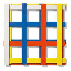 Alle Vier by Imi Knoebel, 1998, Acryl auf Aluminium-Vierkantrohren, sold Jun 2015