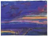 Marschlandschaft by Emil Nolde, Um 1930, Aquarell auf Japan, auf Karton aufgezogen, sold Nov 2012