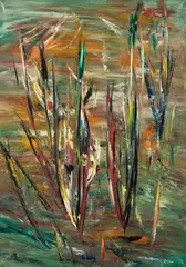 Fernand Leduc, Composition, 1949, Öl auf Leinwand