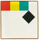 Camille Graeser, Konstruktion 4:12, 1972, Acryl auf Leinwand