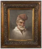 Achille Petrocelli, Man with a Pipe, 1880s, oil on canvas