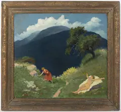 Josef Tomáš Blažek, Summer Mood, 1930s, oil on cardboard