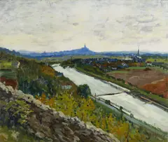 Václav Kozák, View of the City, 1924, oil on canvas