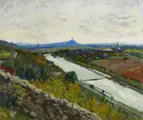 Václav Kozák, View of the City, 1924, oil on canvas