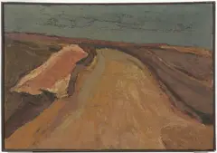 Autumn Field by Zdeněk Ladra, Around 2000, oil on canvas, sold Oct 2024